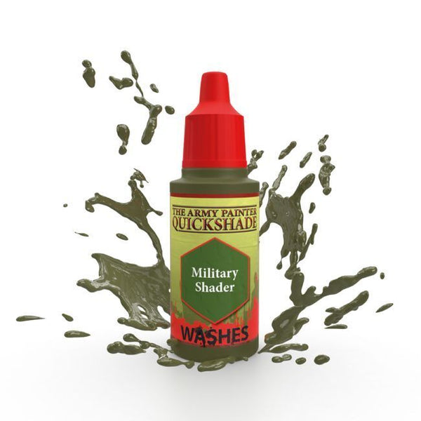 TAPWP1471 The Army Painter Warpaints Washes: Military Shader - 18ml Acrylic Paint