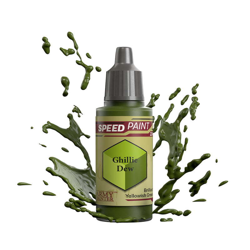 TAPWP2042 The Army Painter Speedpaint: Ghillie Dew - 18ml Acrylic Paint
