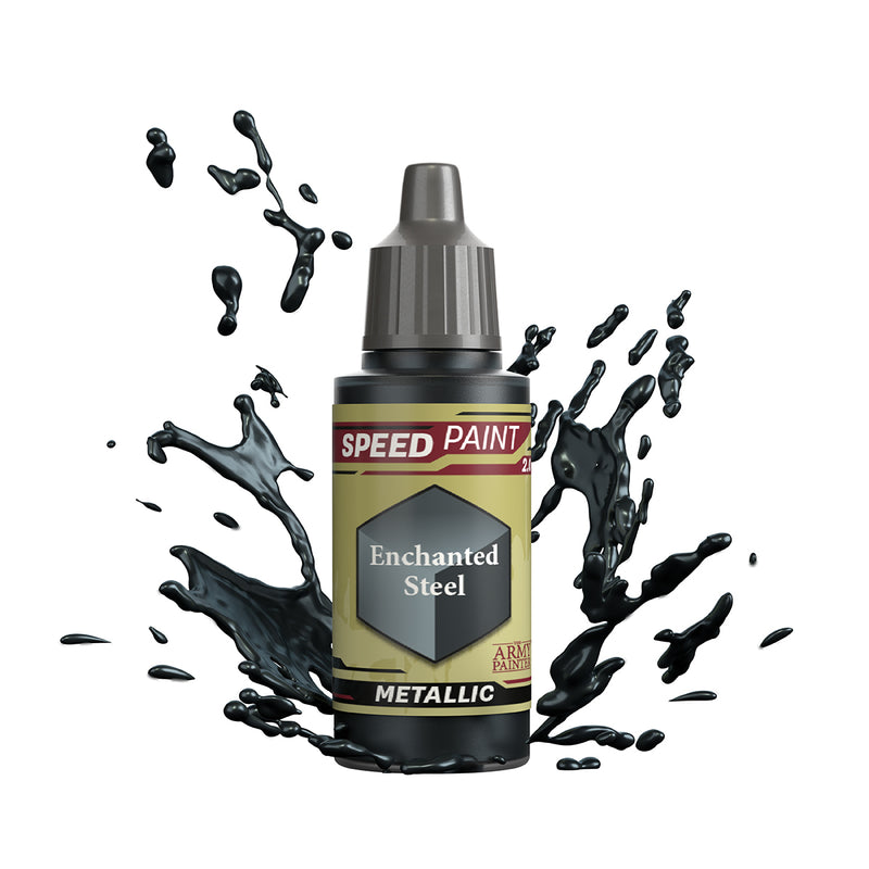 TAPWP2072 The Army Painter Speedpaint: Enchanted Steel - 18ml Acrylic Paint