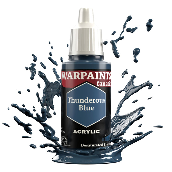 TAPWP3014 The Army Painter Warpaints Fanatic: Thunderous Blue - 18ml Acrylic Paint