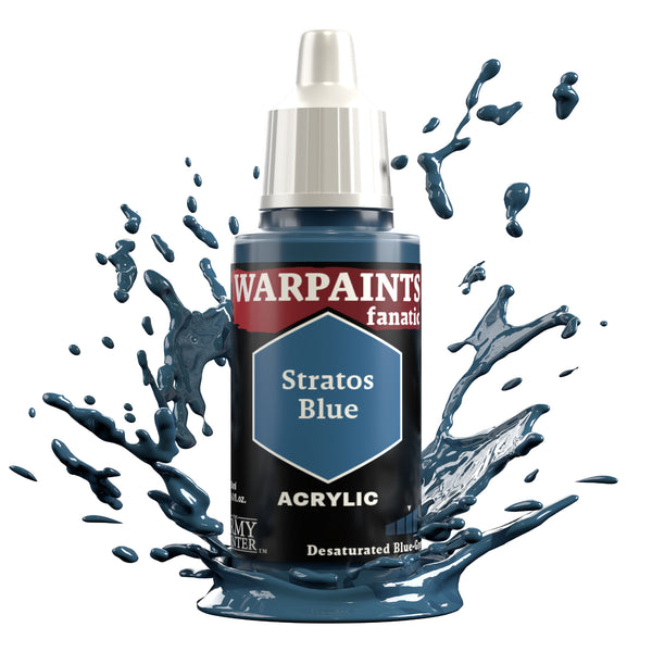 TAPWP3015 The Army Painter Warpaints Fanatic: Stratos Blue - 18ml Acrylic Paint