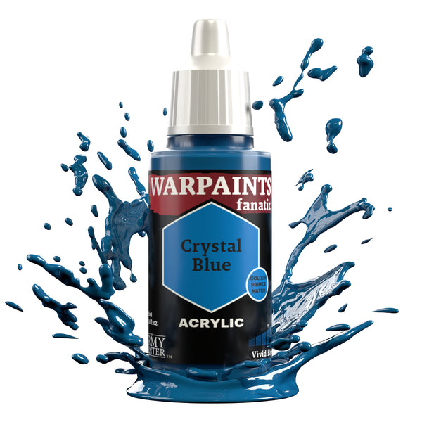 TAPWP3028 The Army Painter Warpaints Fanatic: Crystal Blue - 18ml Acrylic Paint