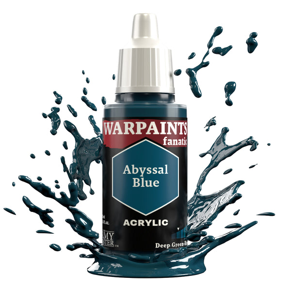 TAPWP3032 The Army Painter Warpaints Fanatic: Abyssal Blue - 18ml Acrylic Paint