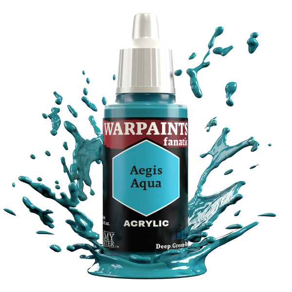 TAPWP3036 The Army Painter Warpaints Fanatic: Aegis Aqua - 18ml Acrylic Paint