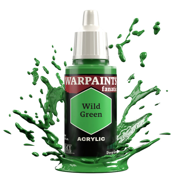 TAPWP3053 The Army Painter Warpaints Fanatic: Wild Green - 18ml Acrylic Paint