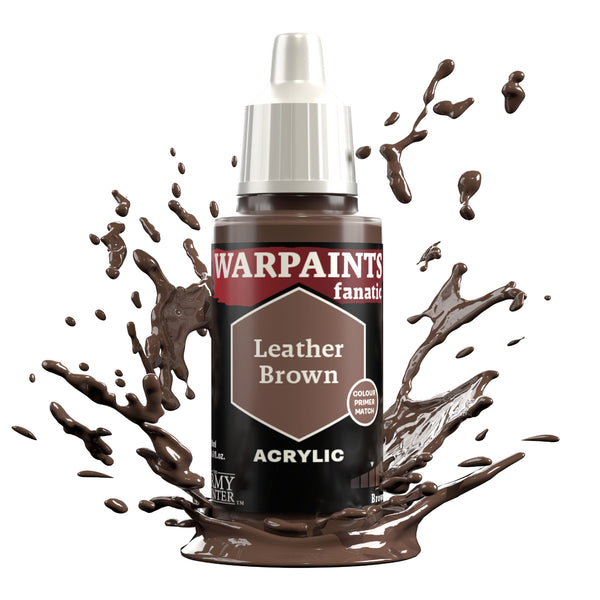 TAPWP3075 The Army Painter Warpaints Fanatic: Leather Brown - 18ml Acrylic Paint