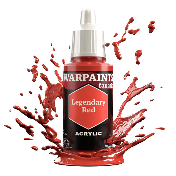 TAPWP3105 The Army Painter Warpaints Fanatic: Legendary Red - 18ml Acrylic Paint