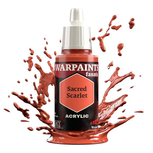 TAPWP3106 The Army Painter Warpaints Fanatic: Sacred Scarlet - 18ml Acrylic Paint