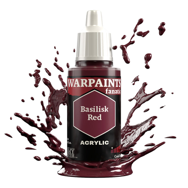 TAPWP3115 The Army Painter Warpaints Fanatic: Basilisk Red - 18ml Acrylic Paint