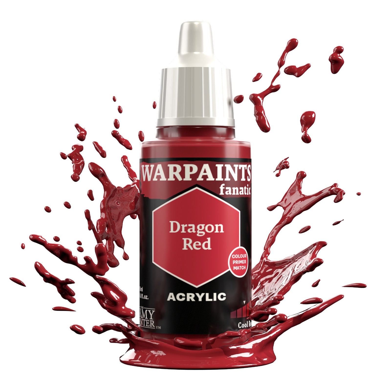 The Army Painter Warpaints Fanatic: Dragon Red - 18ml Acrylic Paint