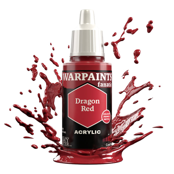 TAPWP3117 The Army Painter Warpaints Fanatic: Dragon Red - 18ml Acrylic Paint