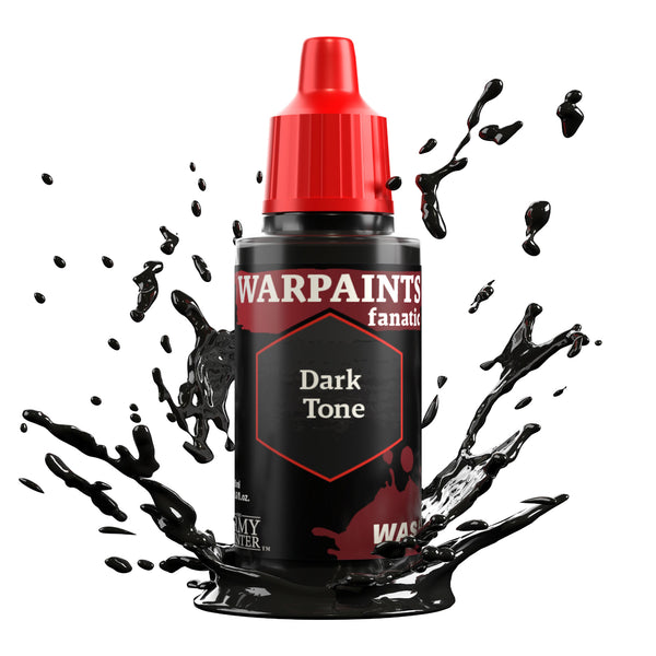 TAPWP3199 The Army Painter Warpaints Fanatic Wash: Dark Tone - 18ml Acrylic Paint