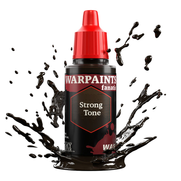 TAPWP3200 The Army Painter Warpaints Fanatic Wash: Strong Tone - 18ml Acrylic Paint