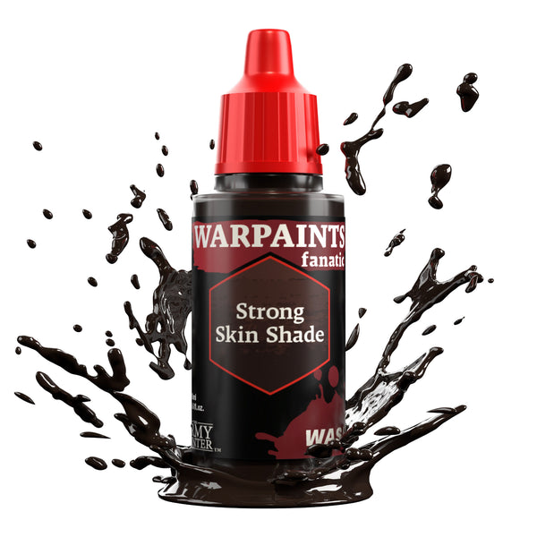 TAPWP3214 The Army Painter Warpaints Fanatic Wash: Strong Skin Shade - 18ml Acrylic Paint