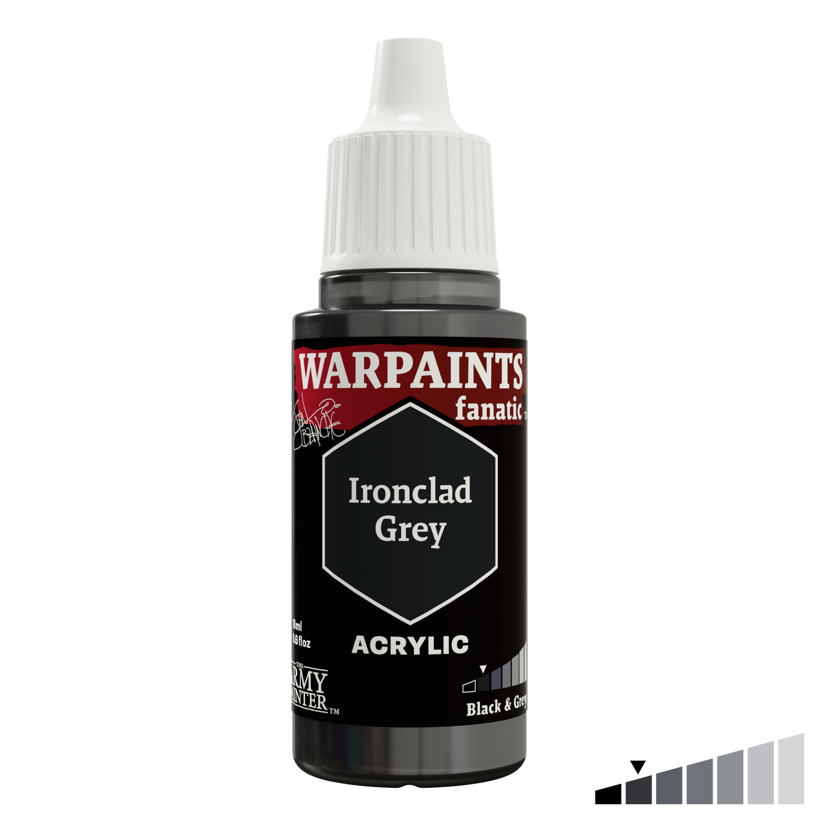 The Army Painter John Blanche: Ironclad Grey - 18ml Acrylic Paint