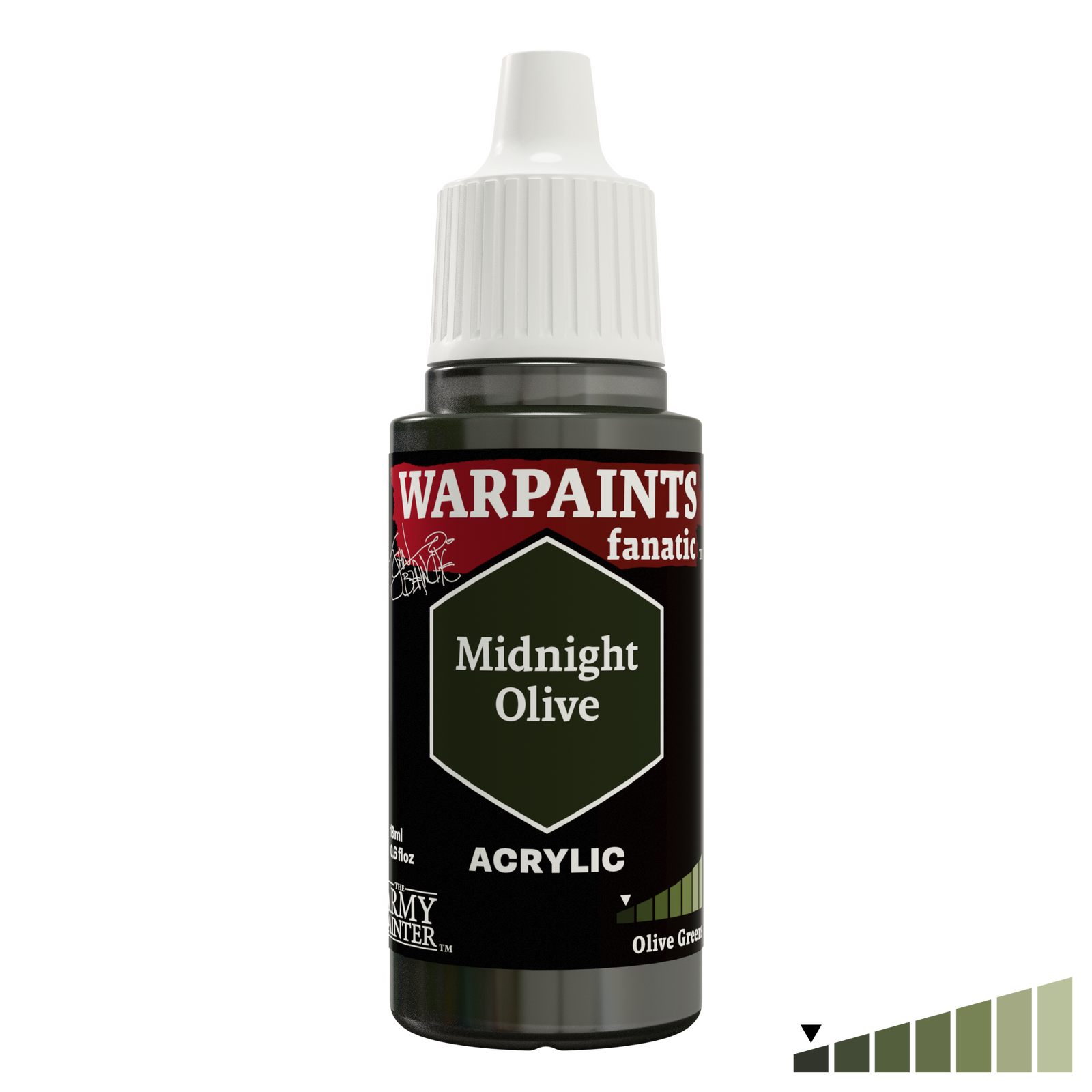 The Army Painter John Blanche: Midnight Olive - 18ml Acrylic Paint
