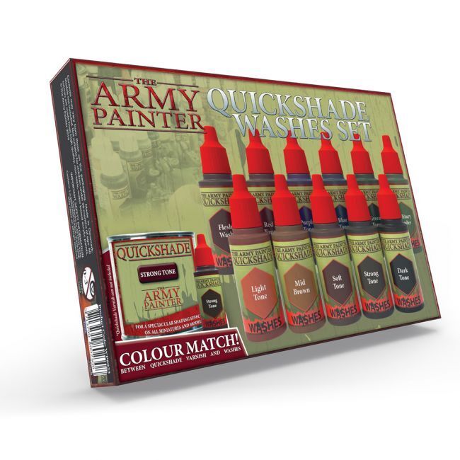TAPWP8023 The Army Painter Warpaints: Washes Paint Set