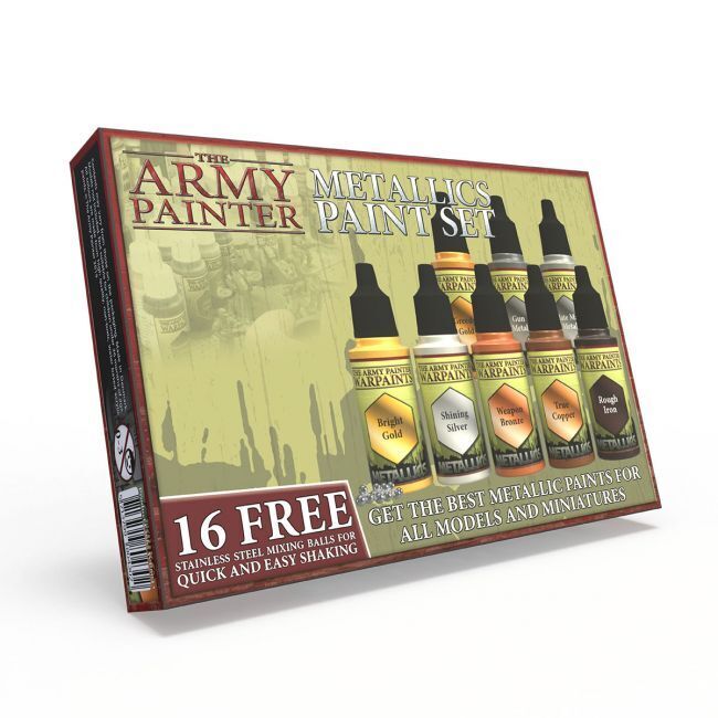 TAPWP8043 The Army Painter Warpaints: Metallic Paint Set