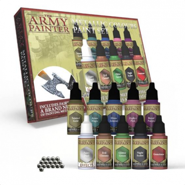 TAPWP8048 The Army Painter Warpaints: Metallic Colours Paint Set