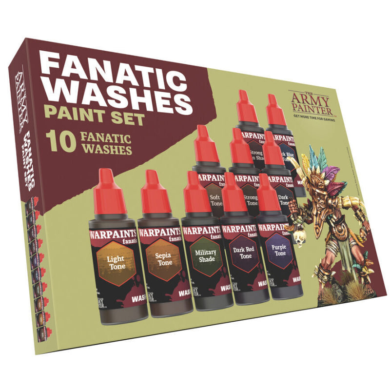 TAPWP8068 The Army Painter Warpaints Fanatic: Washes Paint Set
