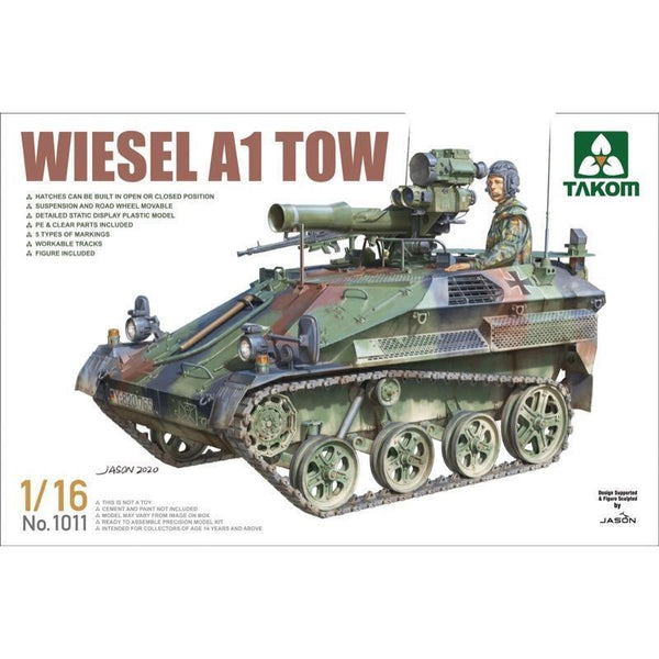 TK1011 Takom 1/16 Wiesel A1 TOW Plastic Model Kit [1011]