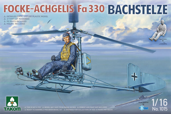 TK1015 Takom 1/16 Focke-Achgelis Fa 330 Bachstelze Plastic Model Kit [1015]