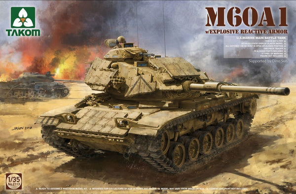 TK2113 Takom 1/35 M60A1 w/ERA Plastic Model Kit