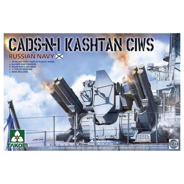 TK2128 Takom 1/35 Russian Navy CADS-N-1 Kashtan CIWS Plastic Model Kit