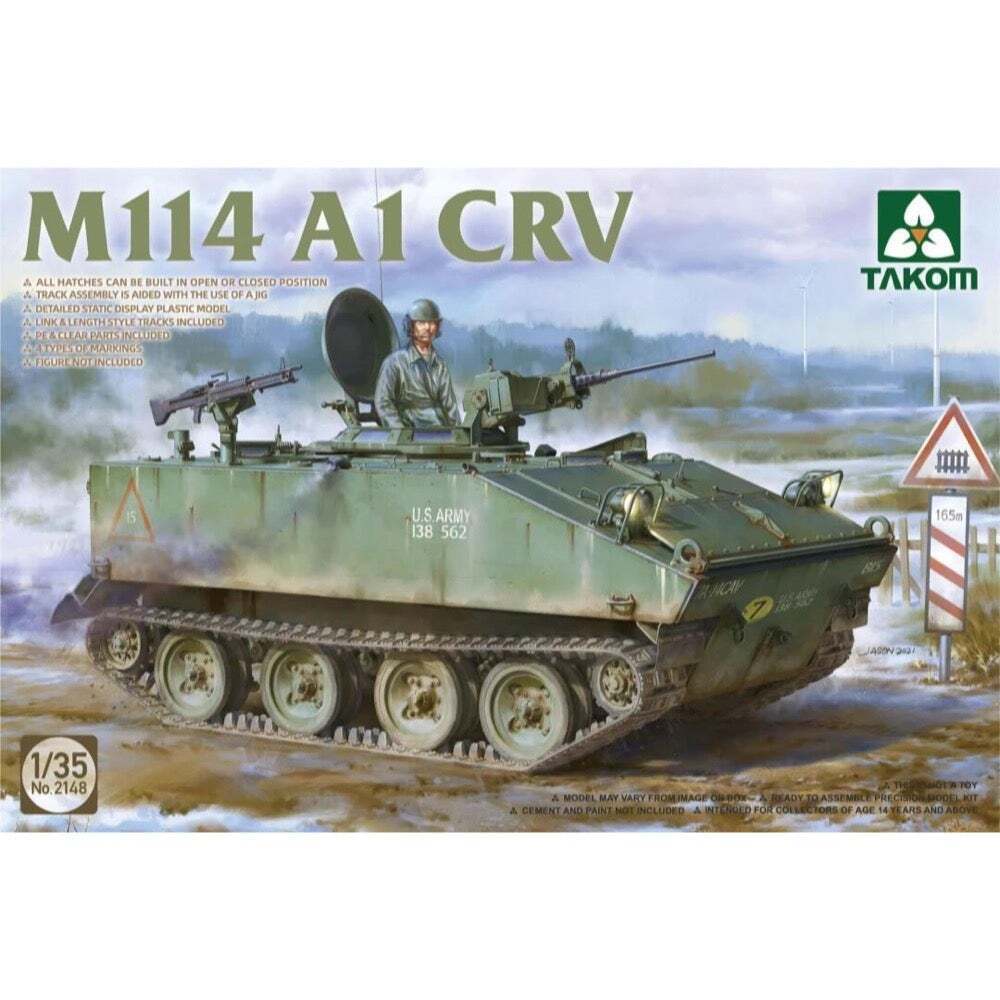TK2148 Takom 1/35 M114 A1 CRV Plastic Model Kit Takom