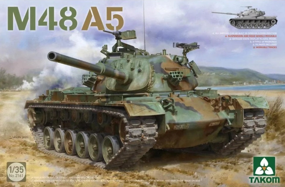 TK2161 Takom 1/35 M48A5 Plastic Model Kit [2161] Takom
