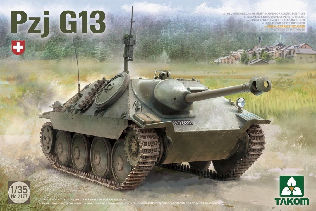 TK2177 Takom 1/35 Pzj G13 Plastic Model Kit Takom