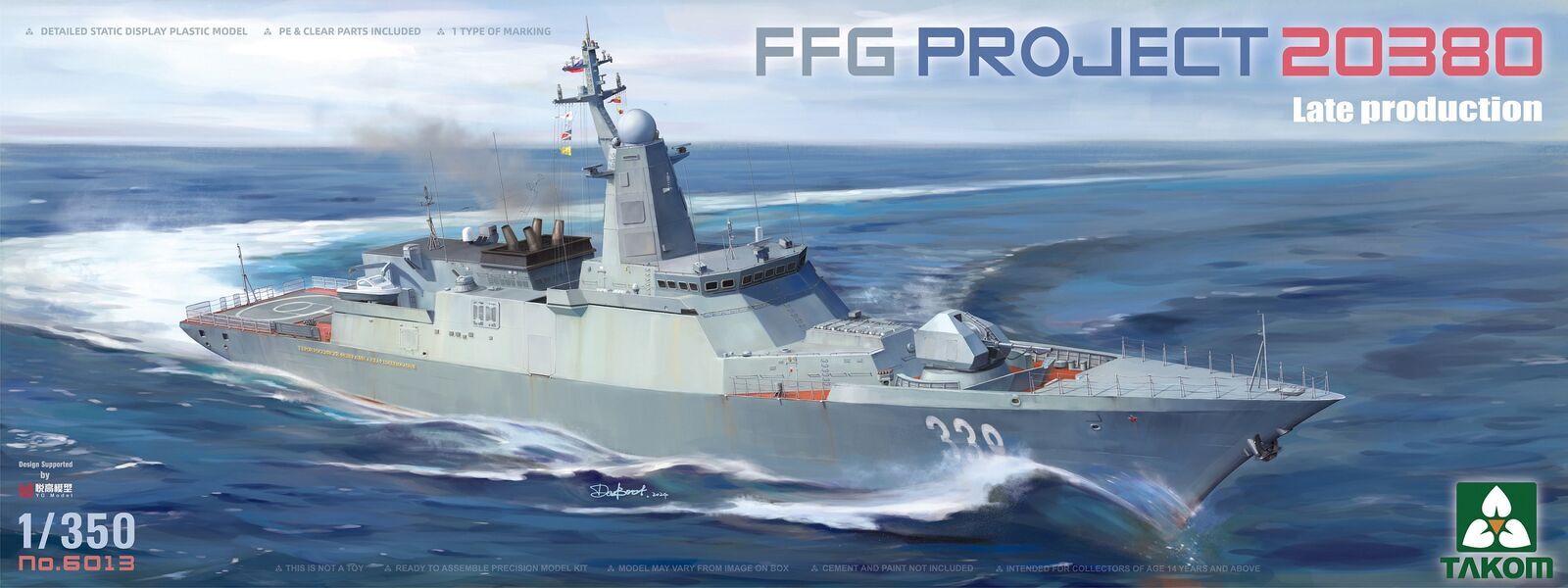 Takom 1/350 FFG Project 20380 Late Production Plastic Model Kit