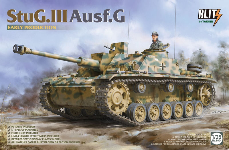 TK8004 Takom 1/35 StuG.III Ausf.G early production Plastic Model Kit