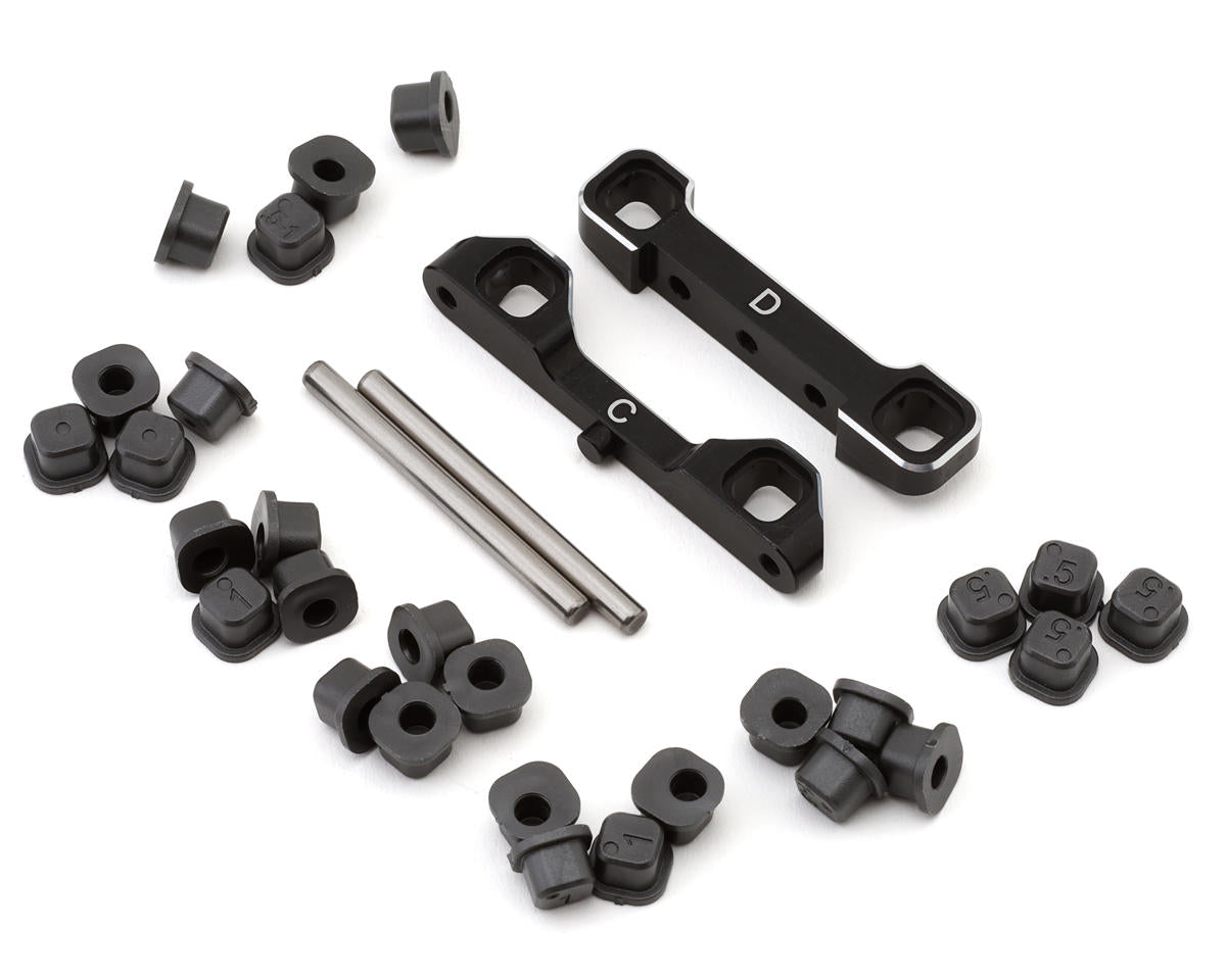 TLR Adjustable C and D Pivot Set, Black, 22S Sprint Car - TLR-1055
