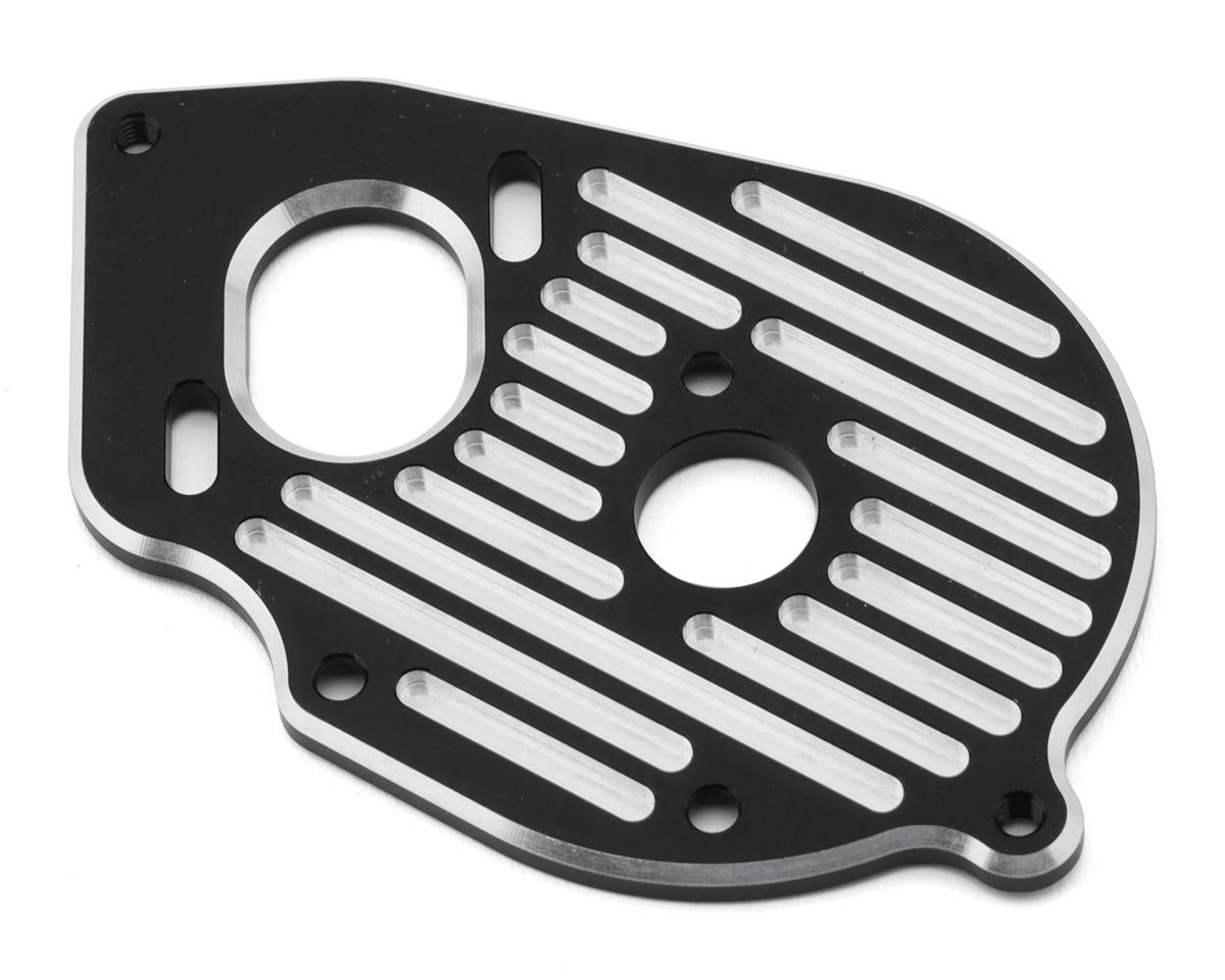 TLR Machined Aluminium Motor Plate, Black, 22S Sprint Car - TLR-1071