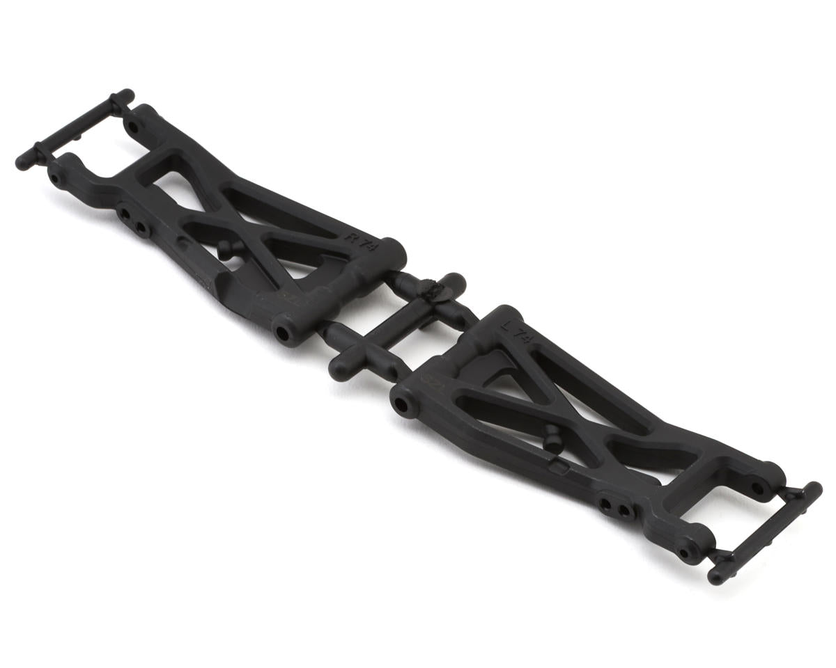 TLR Rear Arm Set, Narrow, Stiffezel, 22X - TLR-1083