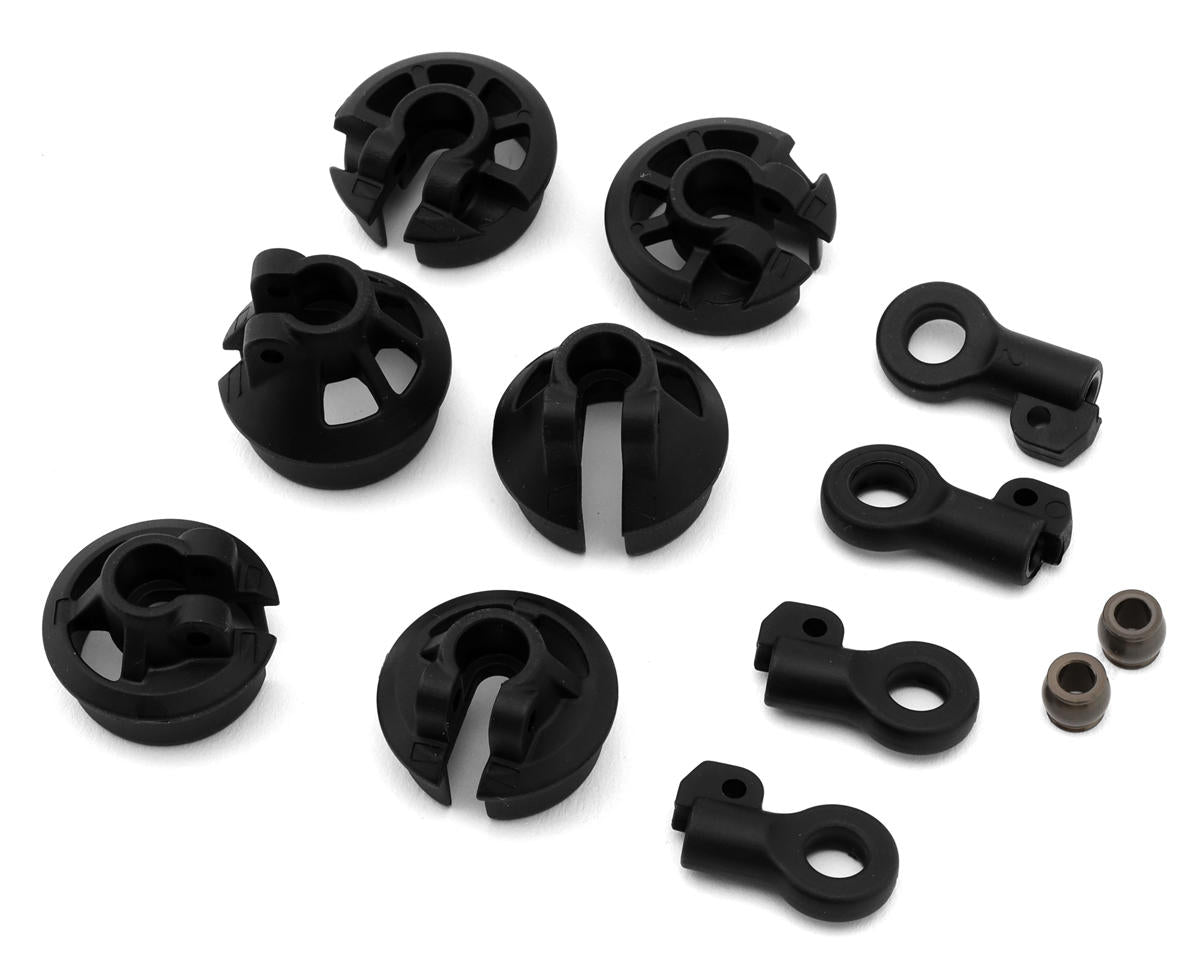 TLR 13mm Spring Cups and Shock Ends, 22X, 22X-4 2.0, 22X-T - TLR-1119