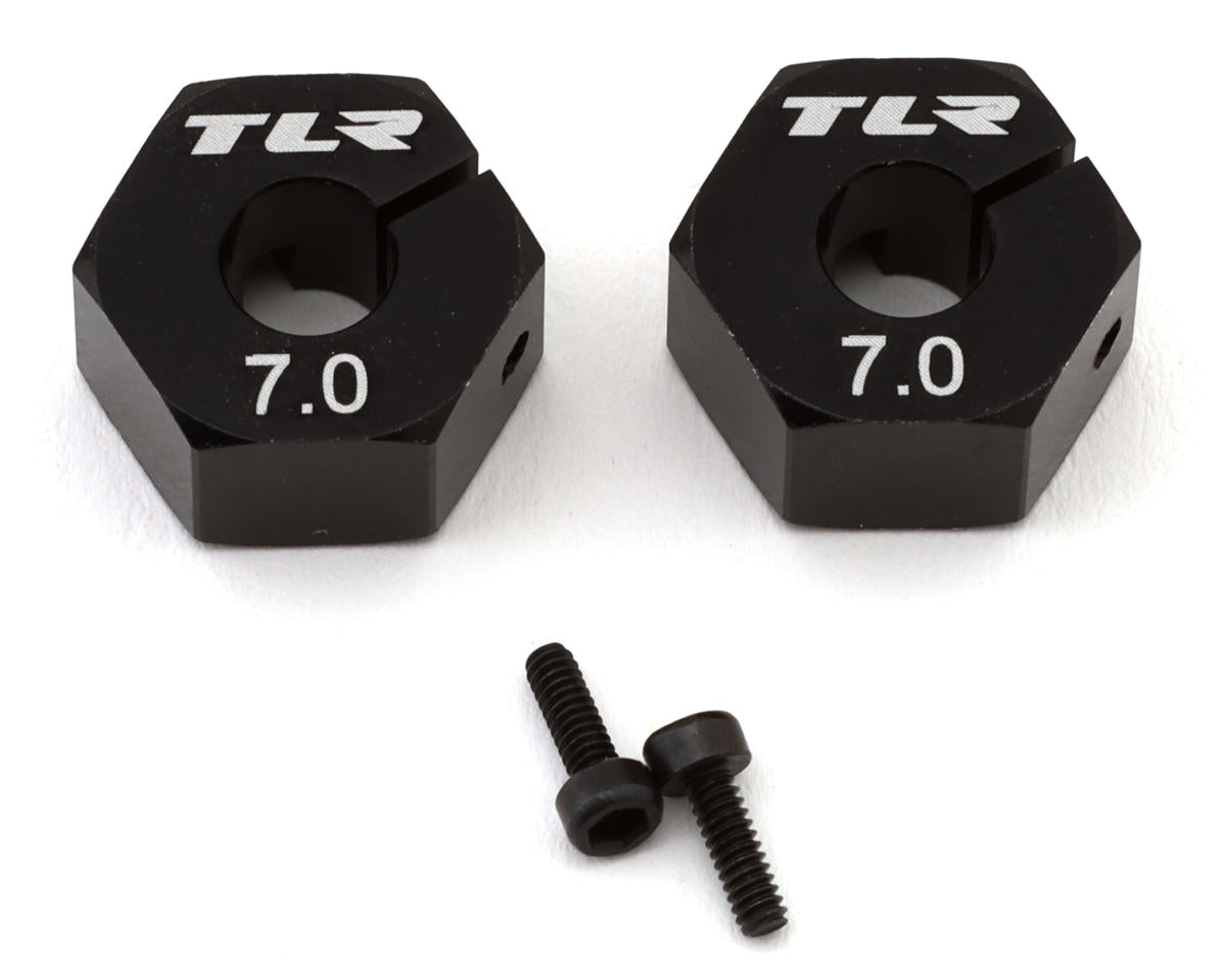 TLR 12mm x 7.0mm Wheel Hex, 2pcs, 22X, 22X-4 2.0, 22X-T - TLR-1169