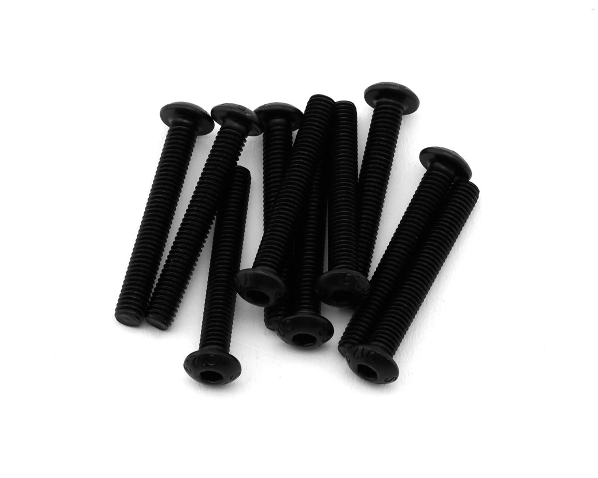 TLR Button Head Screw, M3 x 22mm, 10pcs, 22X, 22X-4 2.0, 22X-T - TLR-1209