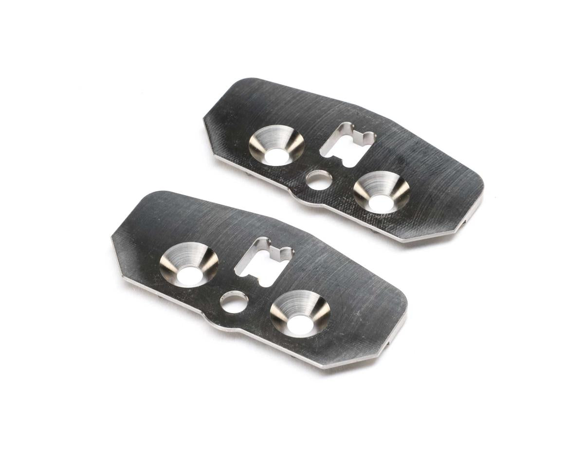 TLR +2 Titanium Adjustable Chassis Skid Plate, 2pcs, 8X 2.0 - TLR-1225