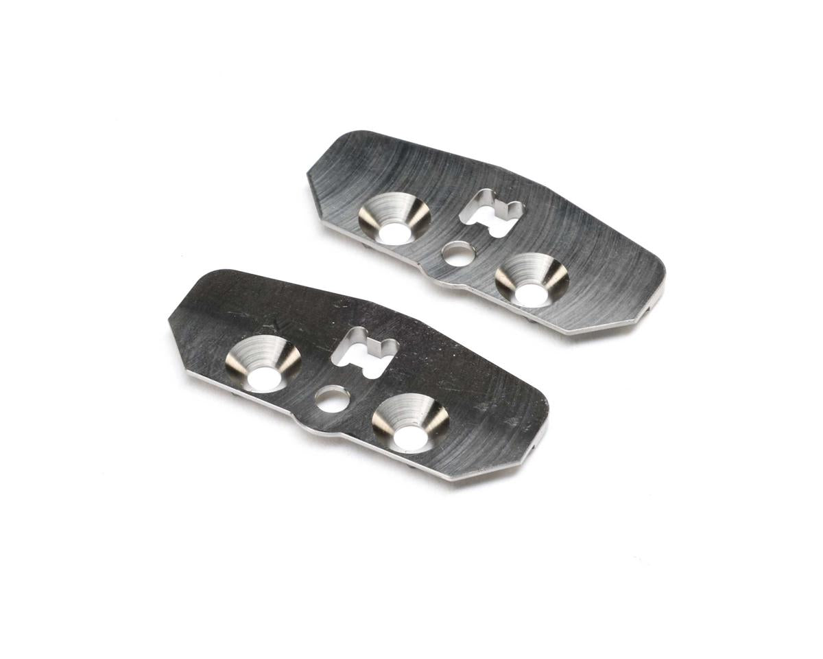 TLR Standard Titanium Adjustable Chassis Skid Plate, 2pcs,  8X 2.0 - TLR-1229