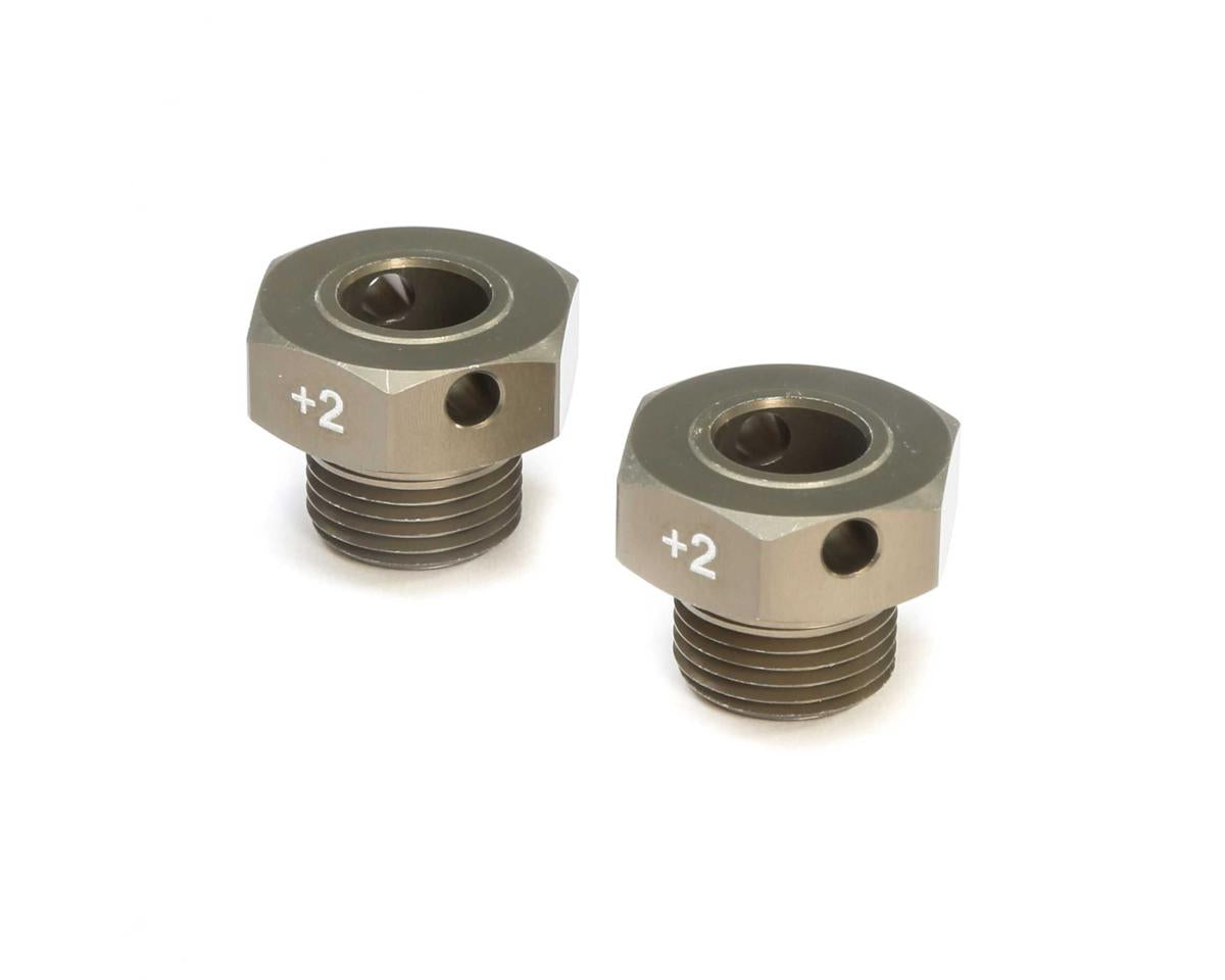 TLR +2mm Wheel Hexes, 2pcs, 8X - TLR-1331
