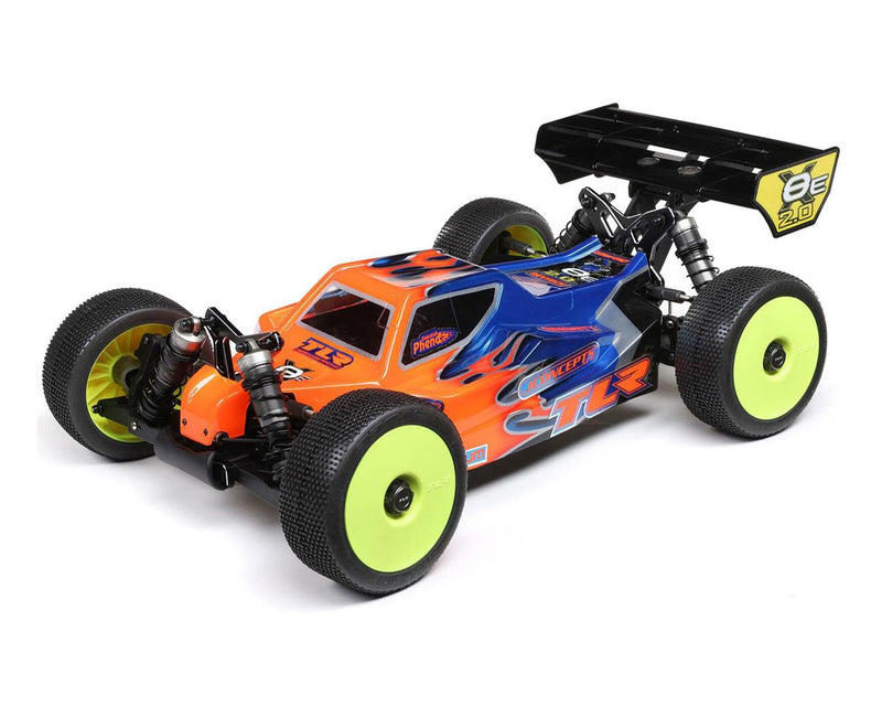 TLR04012 TLR 8IGHT-X/E 2.0 Electric/Nitro 1/8 Competition Combo Buggy Kit, TLR04012