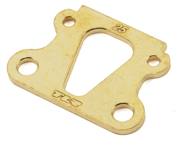 TLR1049 TLR Brass Kick Angle Shim, 25 Deg, 22