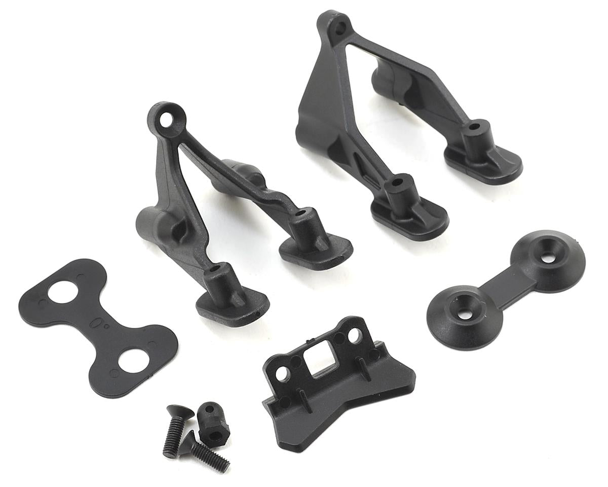 TLR231063 TLR Rear Wing Stay and Washers, 22 5.0 Losi