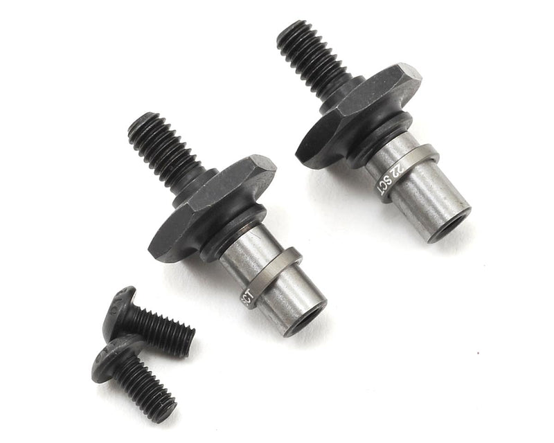 TLR232061 TLR Fr Axle Set, 12mm Hex- 22SCT 3.0