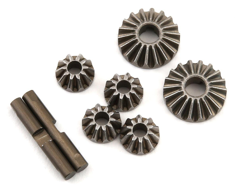 TLR232129 TLR Diff Gear and Cross Pin Set, Metal, 22X-4