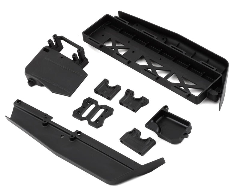 TLR241071 TLR Battery Tray, Center Diff and Servo Mount, 8XE 2.0