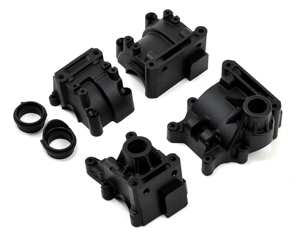 TLR242013 TLR Front and Rear Gear Box (Diff Case) Set, All 8ight