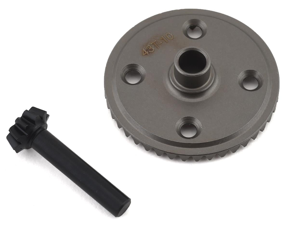 TLR242038 TLR Front Differential Ring and Pinion Gear, 8XT Losi
